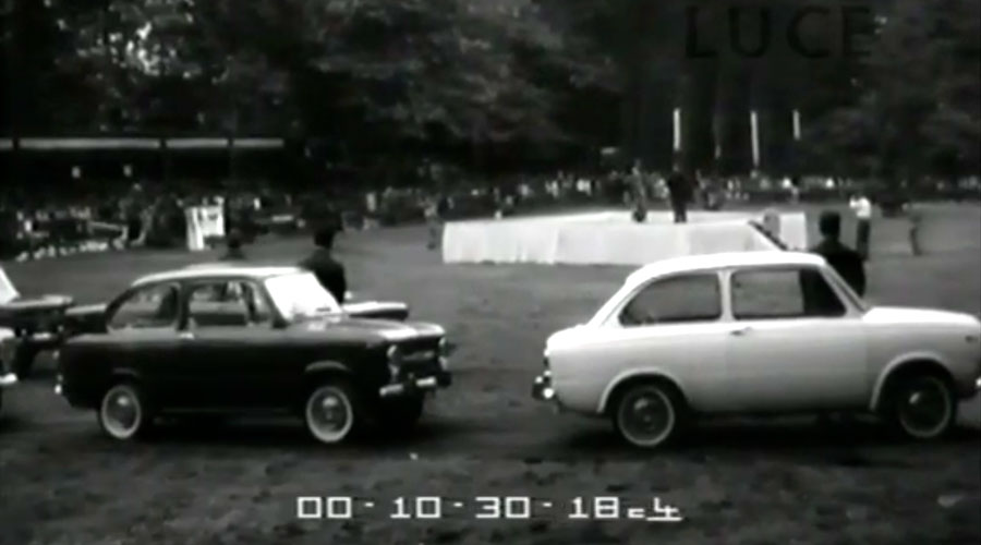 Presentatie Fiat 850 Villa Erba